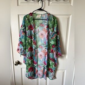 Western cactus cardigan